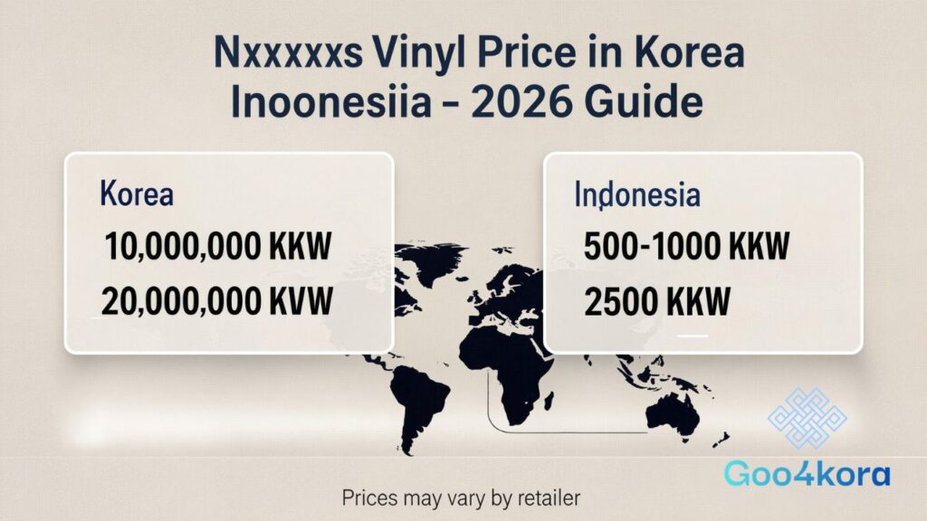Nxxxxs Vinyl Price in Korea Indonesia – 2026 Guide